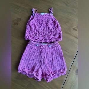 Zara Crocheted Matching Set